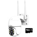 Camera de supraveghere WIFI Sricam™ SP028 interior/exterior, 4X zoom, rezistenta la apa, 2MP, comunicare bidirectionala, senzor miscare, alb