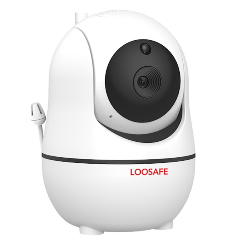 Camera pentru Baby Monitor WIFI Loosafe® SM70 PTZ 7 inch HD, rotire motorizata, comunicare bidirectionala, temperatura, zoom, alb