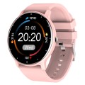 Ceas smartwatch si bratara fitness TechONE™ ZL02, pentru femei, oxigen, ritm cardiac, pedometru, notificari, ip67, vibratii, multi sport, roz